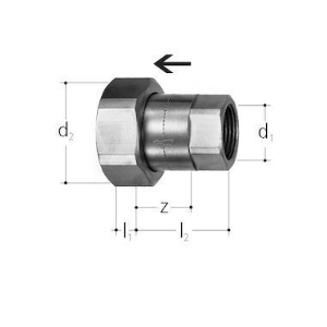 Bild von JRG Sanipex Verschraubung,  GN (inch): 1∕2, Art.Nr. : 8337.240