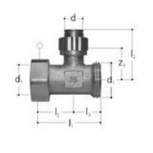 Bild von JRG Sanipex Verteiler 1-fach, d 12mm, Art.Nr. : 5420.012