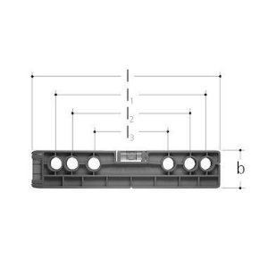 Bild von JRG Sanipex Wasserwaage, b  (mm):40, Art.Nr. : 5790.010