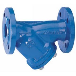 Bild von Honeywell Resideo Schmutzfänger FY69P m Flanschen GG blau A A DN 40,  Art.Nr. : FY69P-40A