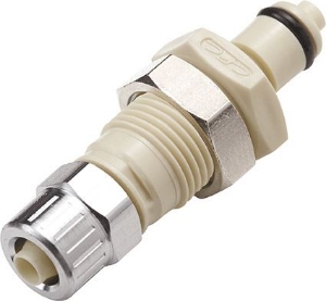 Picture of CPC Kupplungen 1/4 PTF Non-Valved Panel Mount Polypropylene Coupling Insert- 25 Stk,  Art.Nr. : PMC400412