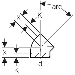 Bild von  Geberit PE Bogen,  Winkel: 88.5°, DN:56, d[mm]:56, X[cm]:6.5 , Art.Nr. : 363.088.16.1