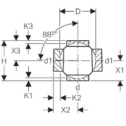 Bild von  Geberit PE Kugelabzweig 88.5° zweifach,  DN:125 / 100, d[mm]:125, d1[mm]:110 , Art.Nr. : 368.285.16.1