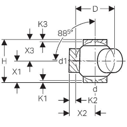 Bild von Geberit PE Kugelabzweig 88.5° zweifach,  DN:125 / 100, d[mm]:125, d1[mm]:110 , Art.Nr. : 368.385.16.1