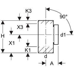 Picture of  Geberit PE Reinigungsstück 90° mit runder Serviceöffnung,  DN:60 / 60, d[mm]:63, d1[mm]:63 , Art.Nr. : 364.451.16.1