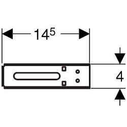 Bild von Geberit Duofix Halter für Leitungsbefestigung, Art.Nr. : 111.891.00.1