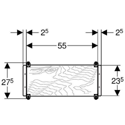 Bild von Geberit Duofix Montageplatte universell, Unterputz, Art.Nr. : 111.788.00.1