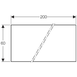 Bild von Geberit Duofix Paneel, Art.Nr. : 111.808.00.1