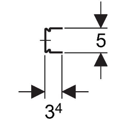 Bild von Geberit Duofix Set Systemschiene,L = 2x3m , Art.Nr. : 111.878.00.1