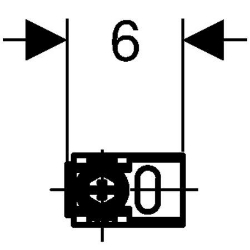 Bild von Geberit Duofix Set Wandanker für Einzelmontage, Ecklösung, Art.Nr. : 111.835.00.1