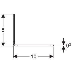 Bild von Geberit Duofix Systemwinkel, Art.Nr. : 111.846.00.1