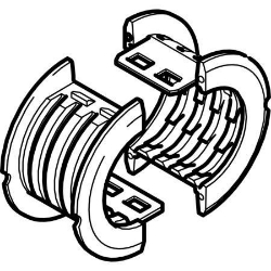 Bild von Geberit Mepla Rohrschelleneinlegeschale, da 32 mm, di 26 mm, Art.-Nr. 603.702.00.1