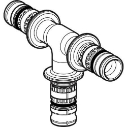 Bild von Geberit Mepla T-Stück egal, DN 40, d 50 mm, Art.-Nr. 626.310.00.5