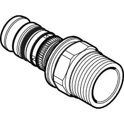 Bild von Geberit Mepla Übergang mit Aussengewinde, DN 40, d 50 mm, Art.-Nr. 606.537.00.5