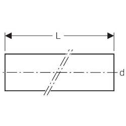 Bild von Geberit Silent-db20 Rohr, d[mm]:110, L = 3M, Art.Nr. : 310.000.14.1