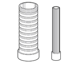 Bild von Set Spindelverlängerung, zu Geberit Unterputzabsperrventil, L 9 cm, Art.-Nr. 610.010.00.1