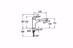 Bild von KWC SUNO Küche chromeline A 230 Hebelmischer Auszugbrause mit SprayClean bis 600 mm ausziehbar Powe, chromeline, flex-PEX 3/8", Art.Nr. : 10.171.033.000FL