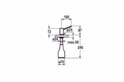 Bild von KWC INOX Seifenspender edelstahl Seifenspender KWC INOX, rf.Stahl, Art.Nr. : Z.536.062.700