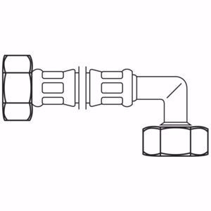 Bild von Neoperl FLEXO Anschlussschlauch DN10 gebogen IG x IG 3/4" x 3/4" 120 cm, Art.Nr. : 38842120