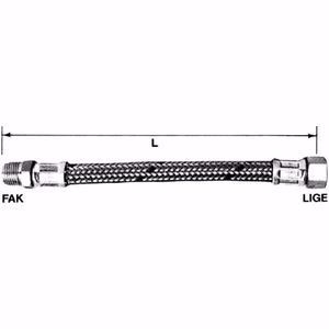 Bild von Neoperl NEOFLEX-EPDM Panzerschlauch DN19 IG x AG 3/4" x 3/4" 100 cm, Art.Nr. : 67769100