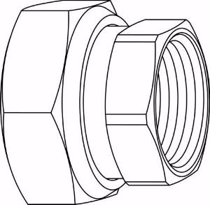 Bild von IMI Hydronic Engineering Anschluss mit Innengewinde DN 40 - G1 1/2, Art.Nr. : 52163040