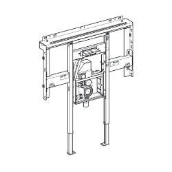 Bild von Geberit ONE Duofix Element WT mit ONE Wandmischer raumhoch, 90cm, Art.Nr. : 111.072.00.1