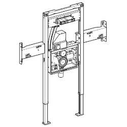 Bild von Geberit ONE Duofix Element WT mit ONE Wandmischer teilhoch, 75cm, Art.Nr. : 111.091.00.1