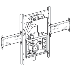 Bild von Geberit ONE GIS Set Waschtisch mit Wandmischer 105cm, Art.Nr. : 461.473.00.1