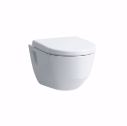 Bild von Laufen PRO - Wand-WC 'rimless', Tiefspüler, mit Nischen, ohne Spülrand, 530 x 360 x 345,  400, LCC-weiss , Art.Nr. : H8209644000001