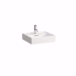 Bild von Laufen KARTELL BY LAUFEN - Waschtisch K'BYLAUFEN 50X46 WS MATT, 500 x 460 x 145, 1 Hahnloch 757, weiss matt, Art.Nr. : H8103327571041