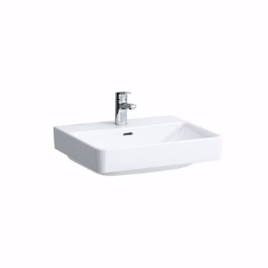 Bild von Laufen Pro S - Waschtisch PRO S 55X47 WEISS, 550 x 465 x 175, 000, weiss, ohne Hahnloch, Art.Nr. : H8109620001091