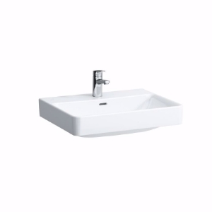 Bild von Laufen Pro S - Waschtisch PRO S 60X47 WEISS, 600 x 465 x 175, 000, weiss, ohne Hahnloch, Art.Nr. : H8109630001091