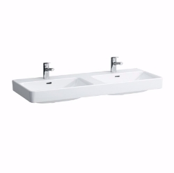 Bild von Laufen Pro S - Doppelwaschtisch PRO S 120X47 LCC WS, 1200 x 460 x 120, 400, LCC-weiss, ohne Hahnloch, Art.Nr. : H8149664001091