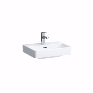 Bild von Laufen Pro S - Handwaschbecken PRO S 45X34 WEISS, 450 x 340 x 145, 000, weiss, ohne Hahnloch, Art.Nr. : H8159610001091