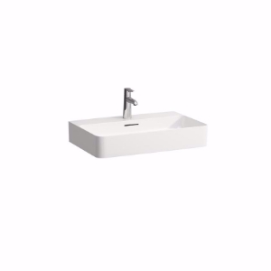 Bild von Laufen VAL - Waschtisch VAL 65X42 LCC WS, 400 LCC-weiss, 1 Hahnloch, 650 x 420 x 115, Art.Nr. : H8102844001041