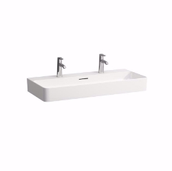 Bild von Laufen VAL - Waschtisch VAL 95X42 LCC WS, 400 LCC-weiss, ohne Hahnloch, 950 x 420 x 115, Art.Nr. : H8102874001091