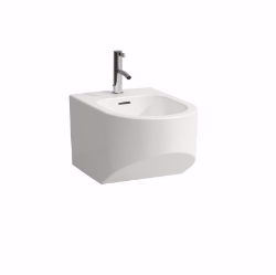 Bild von Laufen SONAR - Wand-Bidet SONAR 53X37 LCC WS, 400 LCC-weiss, 1 Hahnloch, 540 x 370 x 300, Art.Nr. : H8303414003021