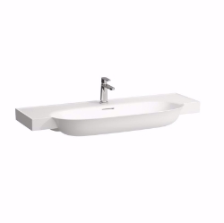 Bild von Laufen THE NEW CLASSIC - Waschtisch unterbaufähig NEWCLASSIC 120X48 LCC WS, 400 LCC-weiss, ohne Hahnloch, 1200 x 480 x 165, Art.Nr. : H8138584001091