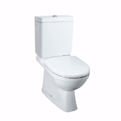 Bild von Laufen MODERNA R - Stand-WC für Spülkasten, Tiefspüler, mit Spülrand, Abgang S15 verdeckt, 000 weiss, 670 x 360 x 400, Art.Nr. : H8235410000001