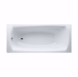 Bild von Laufen PALLADIUM - Badewanne, Einbauversion, Stahl emailliert (3,5 mm), 000 weiss, mit Schallschutz, 1700 x 430 x 750, Art.Nr. : H2251100000411