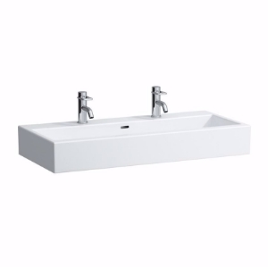 Bild von Laufen LIVING CITY - Waschtisch LIVINGCITY 100X46 WEISS, 000 weiss, ohne Hahnloch, 1000 x 460 x 155, Art.Nr. : H8184370001091