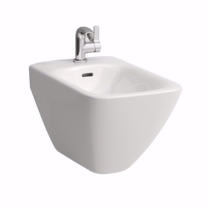 Bild von Laufen PALACE - Wand-Bidet PALACE 56X36 WEISS, 000 weiss, 1 Hahnloch, 560 x 360 x 360, Art.Nr. : H8307010003021