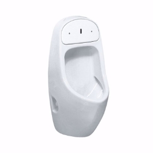 Bild von Laufen TAMARO - Absauge-Urinal, Wasserzulauf innen, mit elektronischer Steuerung, Batteriebetrieb (6V), 000 weiss, 395 x 360 x 770, Art.Nr. : H8401040000001