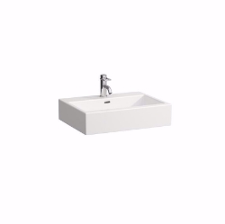 Bild von Laufen LIVING CITY - Waschtisch LIVINGCITY 60X46 WEISS, 000 weiss, 1 Hahnloch, 600 x 460 x 155, Art.Nr. : H8174330001041