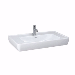 Bild von Laufen PRO - Waschtisch PRO 85X48 WEISS, 850 x 480 x 170, 1 Hahnloch 000, weiss 1 Hahnloch , Art.Nr. : H8139560001041