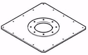 Bild von Geberit Flansch mit Anschlussblech, Art.Nr.: 363.661.00.1