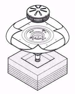 Bild von Geberit Pluvia Regenwassereinlauf 56 mm, Art.Nr.: 359.633.00.1