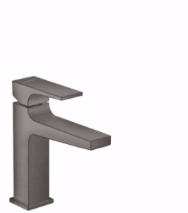 Bild von Hansgrohe Metropol Einhebel-Waschtischmischer 110 mit Hebelgriff und Push-Open Ablaufgarnitur, brushed black chrome , Art.Nr. : 32507340