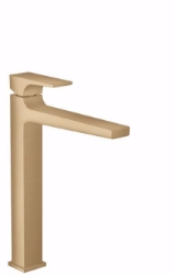 Bild von Hansgrohe Metropol Einhebel-Waschtischmischer 260 mit Hebelgriff und Push-Open Ablaufgarnitur, brushed bronze , Art.Nr. : 32512140