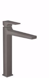 Bild von Hansgrohe Metropol Einhebel-Waschtischmischer 260 mit Hebelgriff und Push-Open Ablaufgarnitur, brushed black chrome , Art.Nr. : 32512340